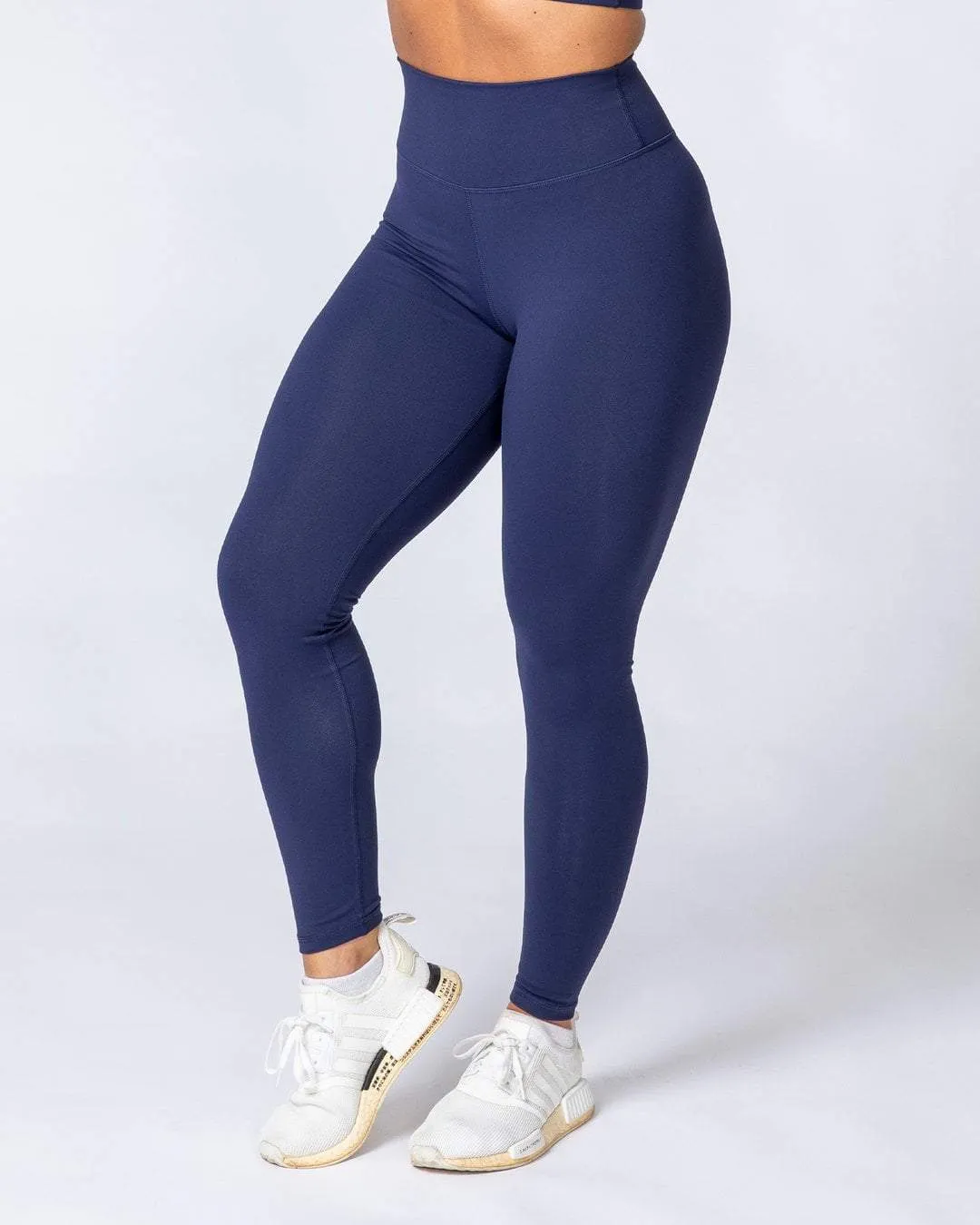 Signature Scrunch Ankle Length Leggings - Midnight