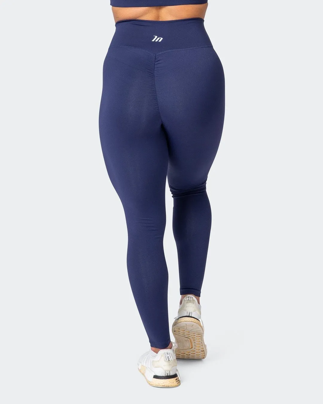 Signature Scrunch Ankle Length Leggings - Midnight