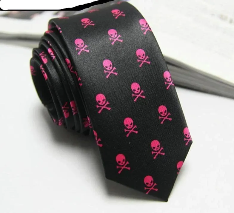 SKINNY TIE "THE SKULL"