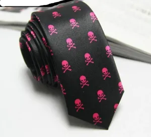 SKINNY TIE "THE SKULL"