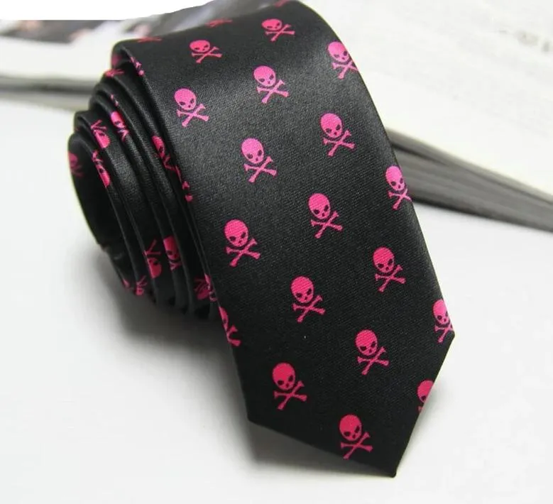 SKINNY TIE "THE SKULL"