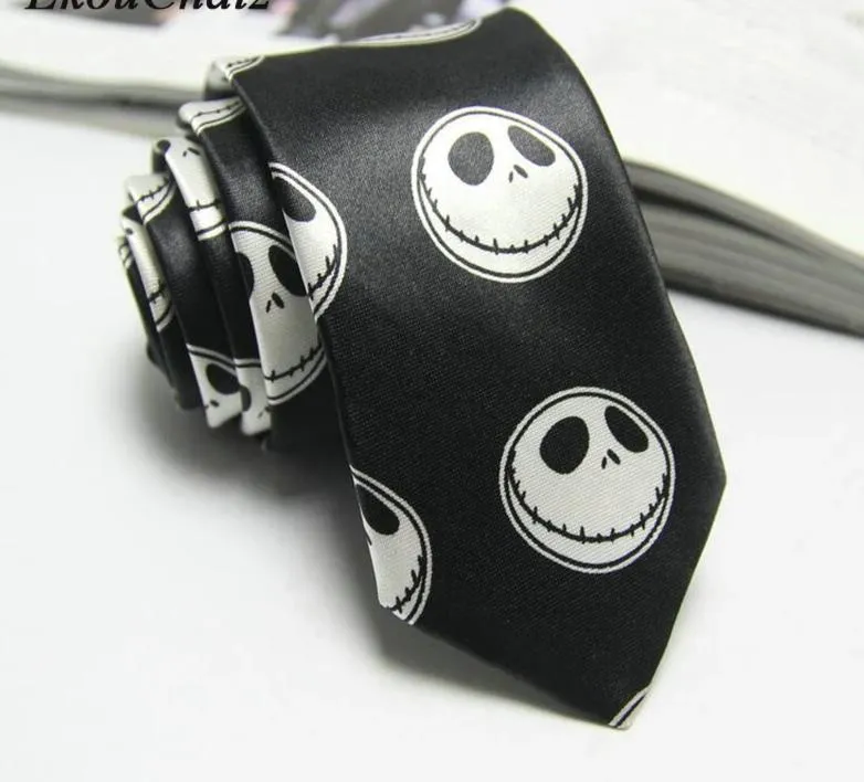 SKINNY TIE "THE SKULL"