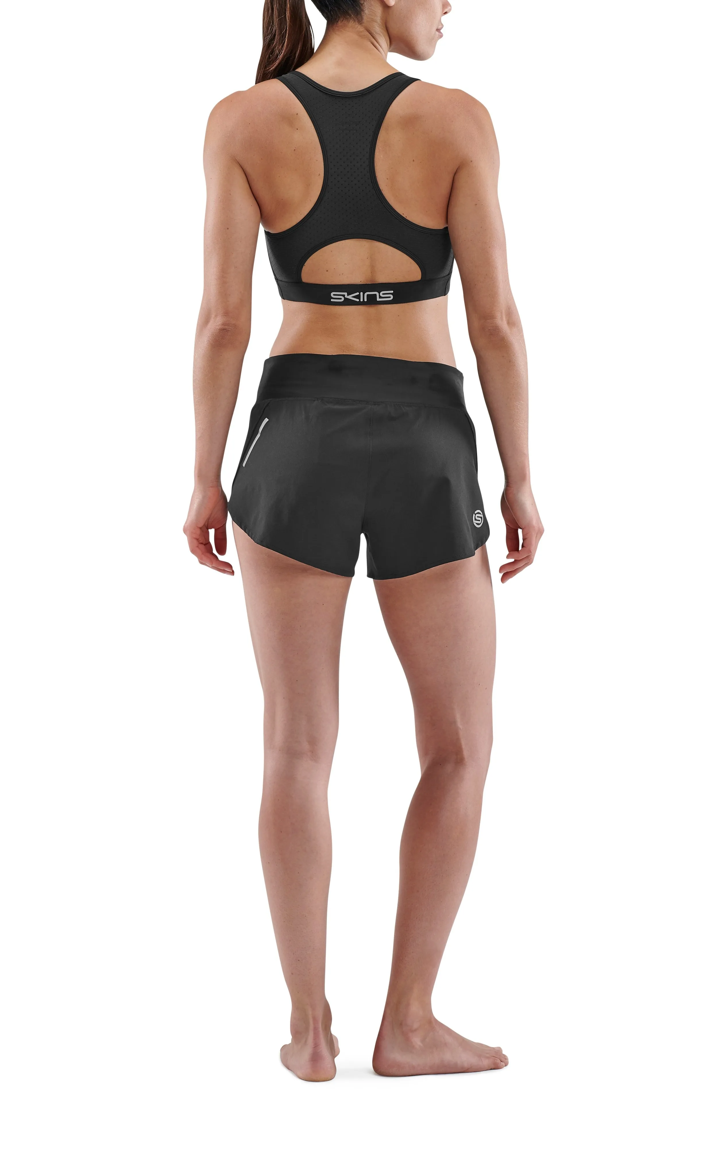 SKINS Women's Activewear Elite Bra 3-Series - Black