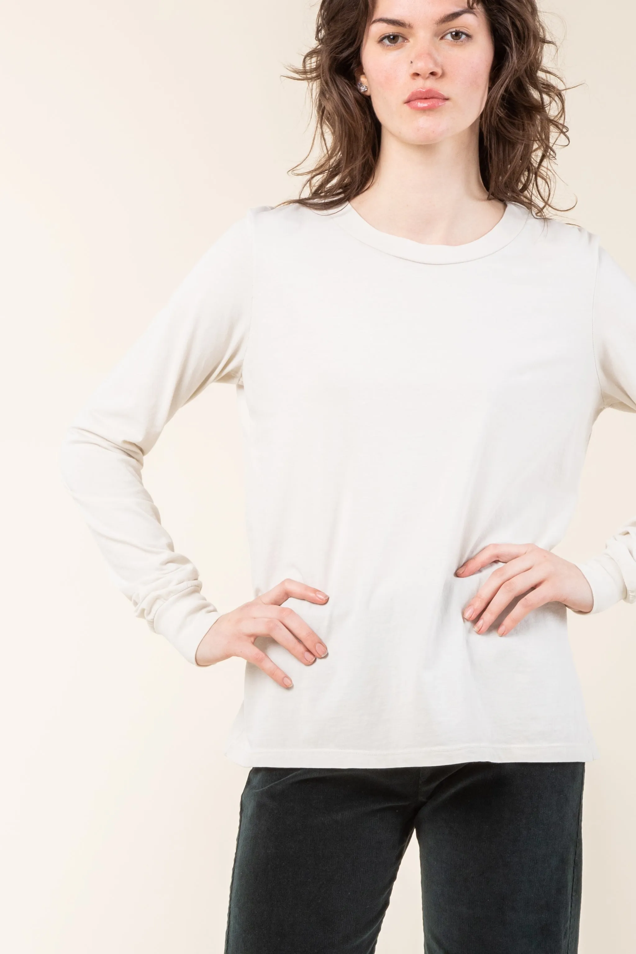 Slack Tee in Oyster