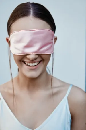 sleep mask, rose