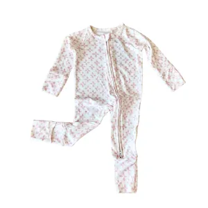 Sleep Romper | Pink Clover