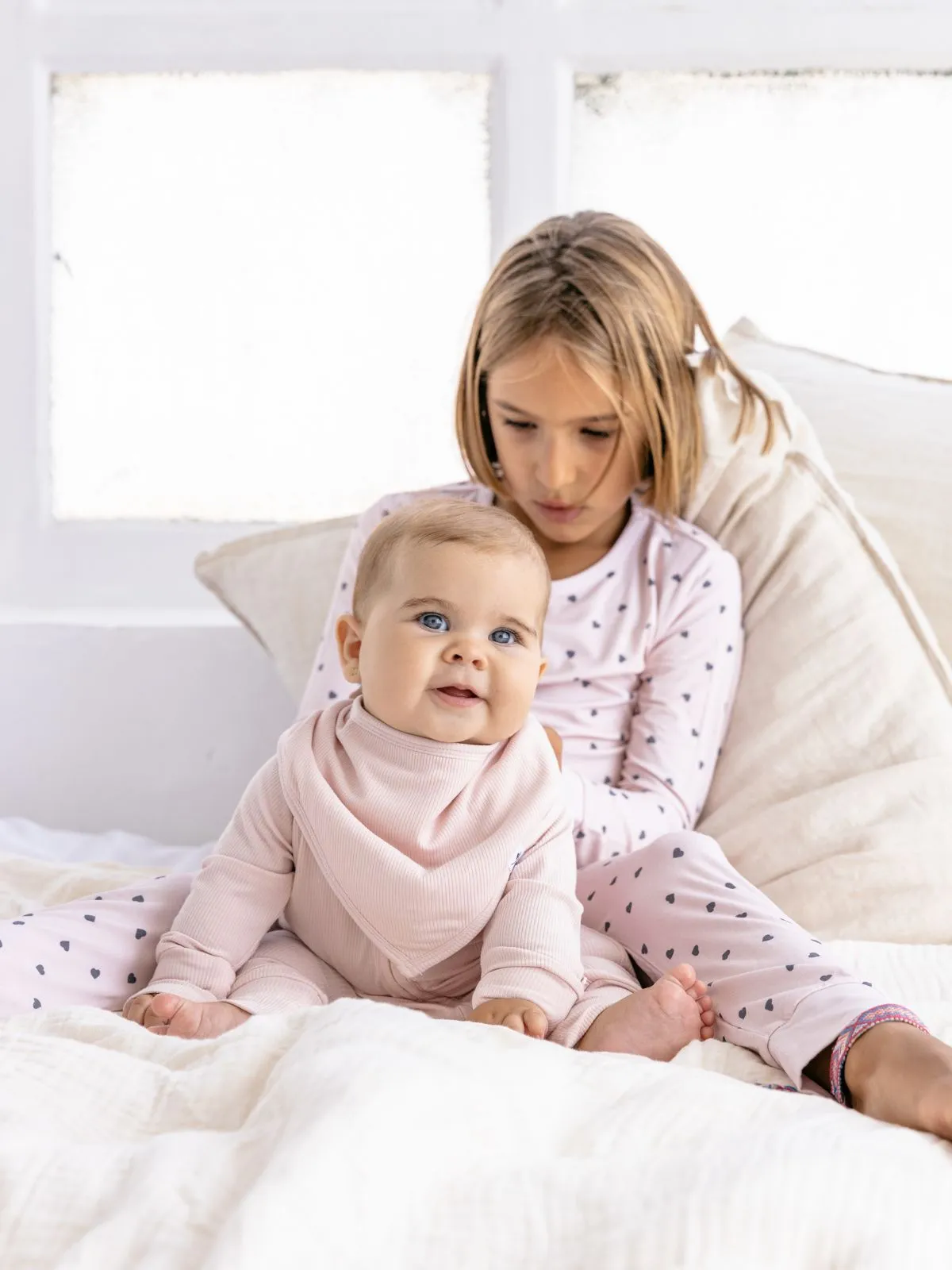 Soft Pink ribbed Bamboo Zippy Romper