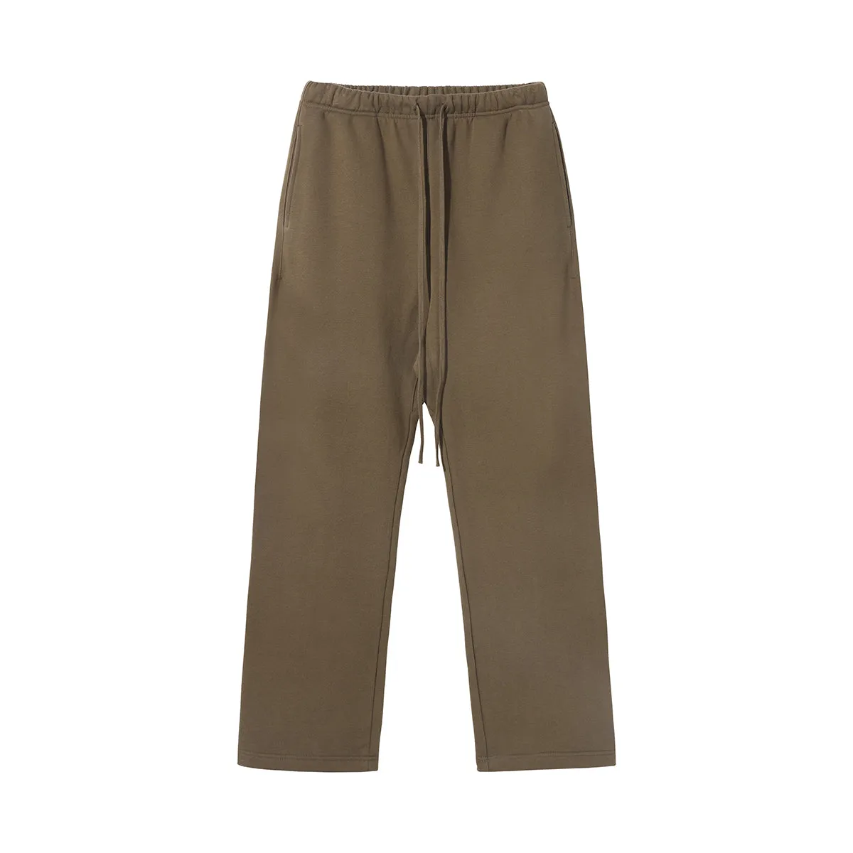 Solid Color Thick Relaxed Jogger