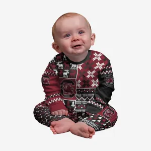 South Carolina Gamecocks Infant Busy Block Family Holiday Pajamas
