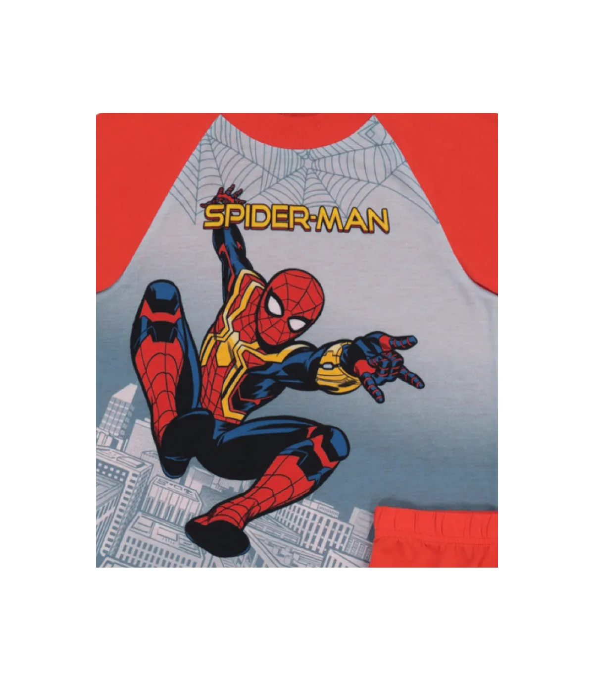 Spiderman Boys Pajamas Short Sleeve Kids PJs 3pc Set