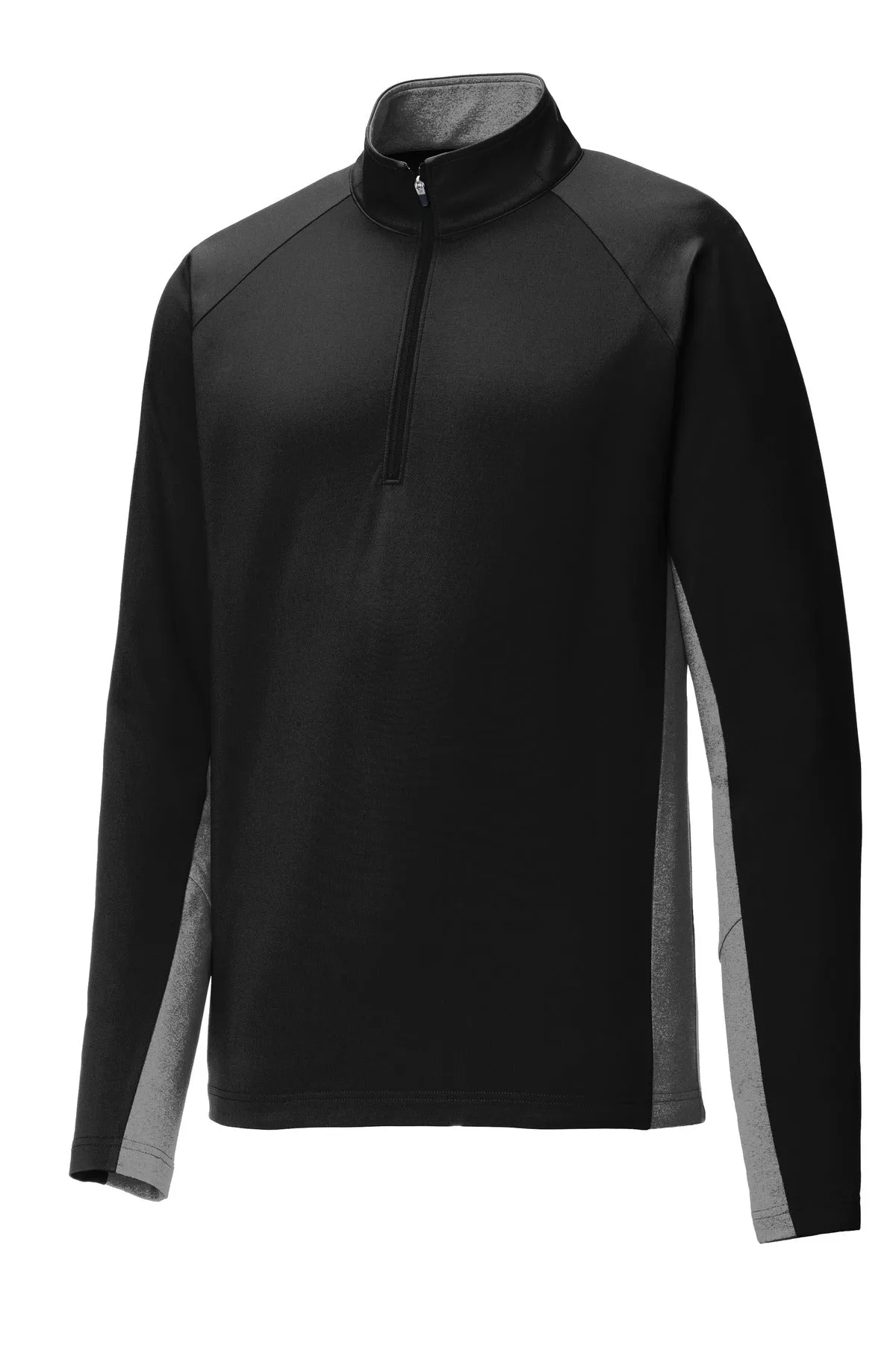 Sport-Tek® Sport-Wick® Stretch Contrast 1/4-Zip Pullover