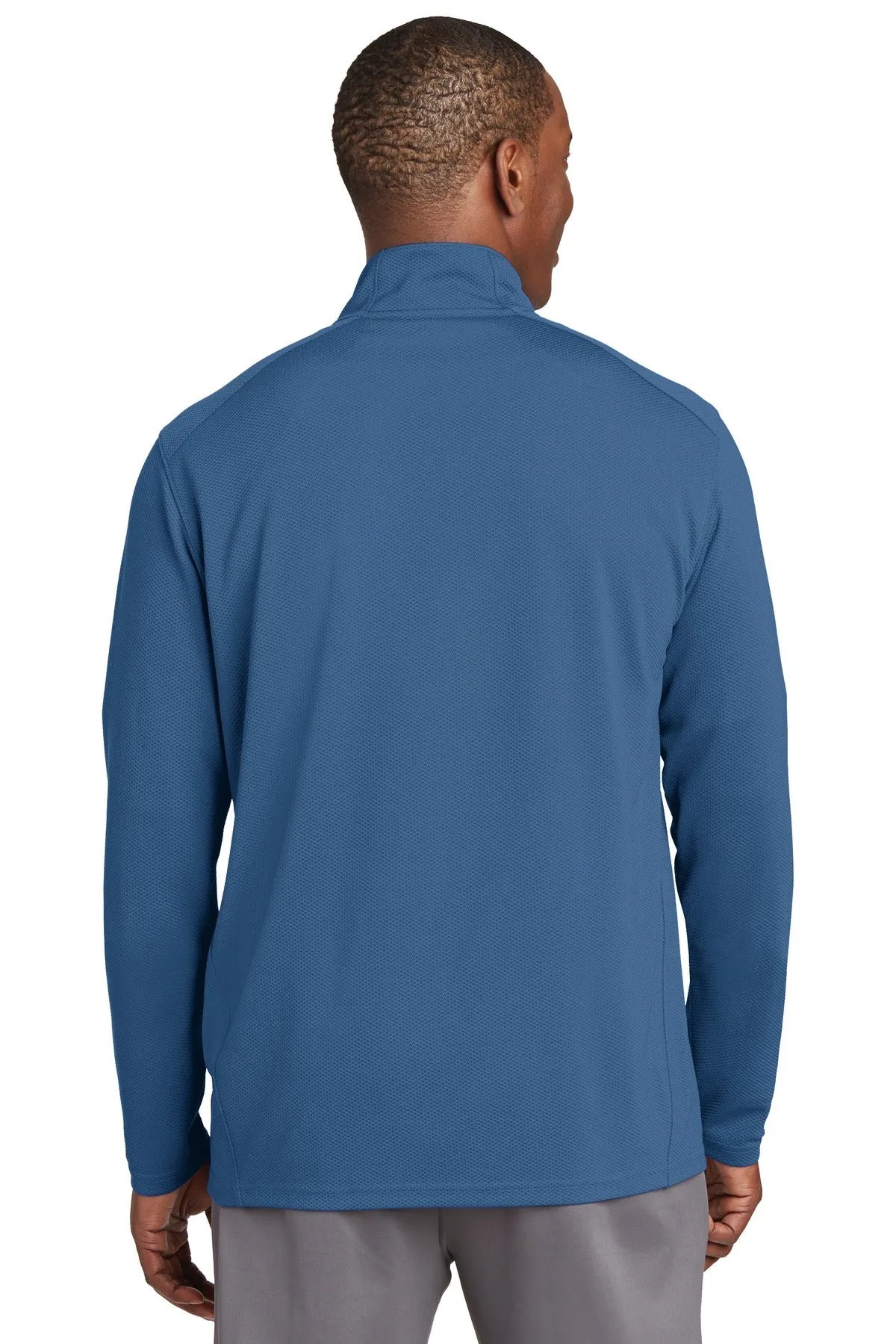 Sport-Tek® Sport-Wick® Textured 1/4-Zip Pullover