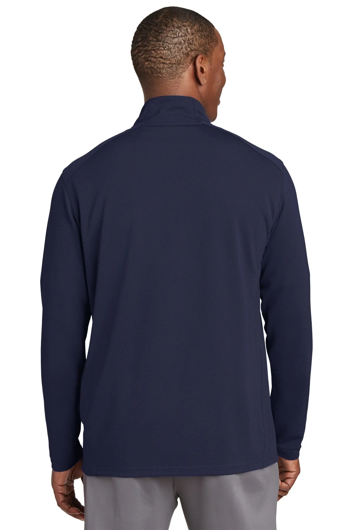 Sport-Tek® Sport-Wick® Textured 1/4-Zip Pullover