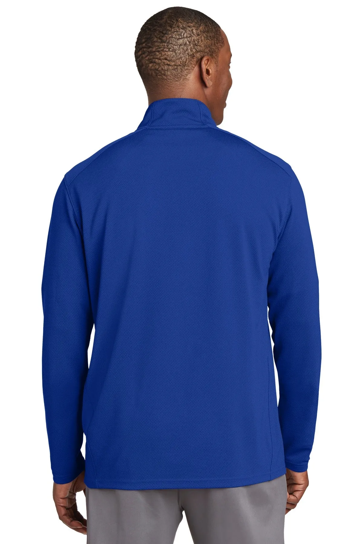 Sport-Tek® Sport-Wick® Textured 1/4-Zip Pullover