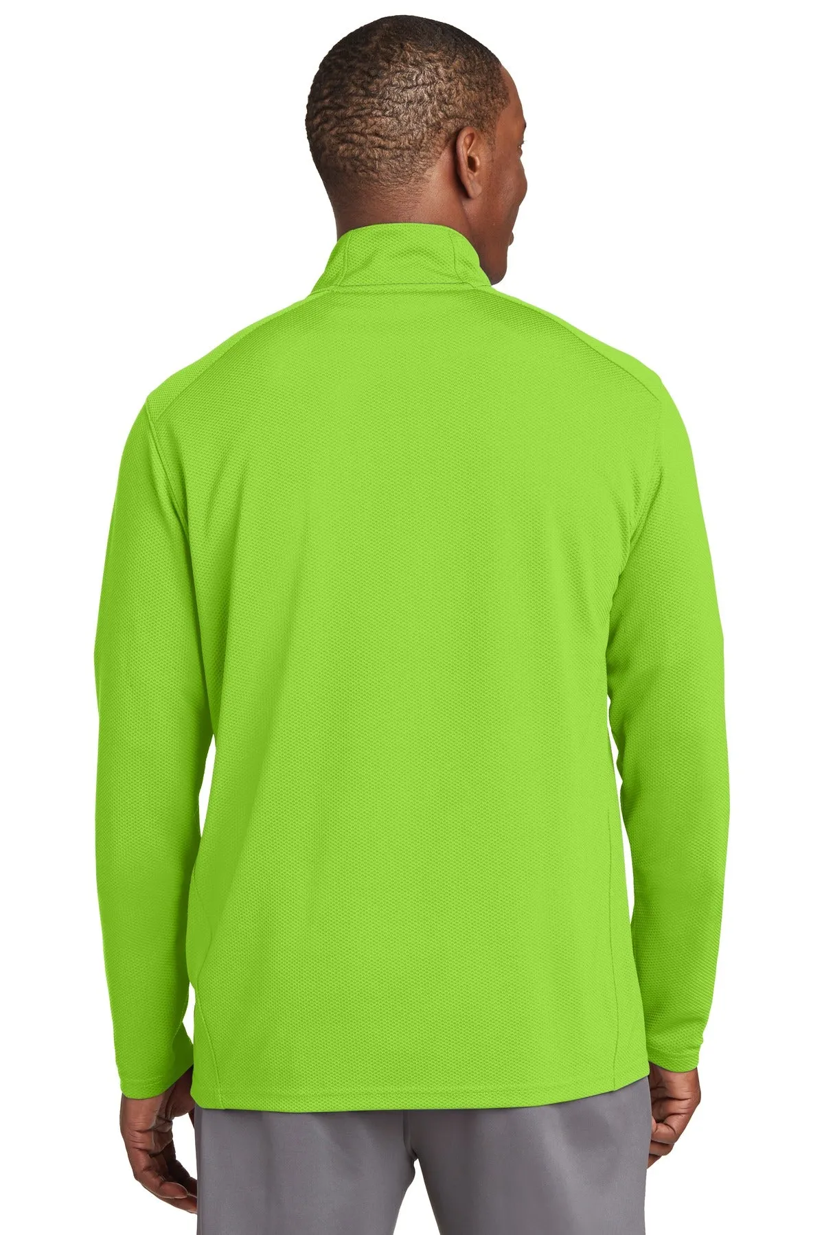 Sport-Tek® Sport-Wick® Textured 1/4-Zip Pullover