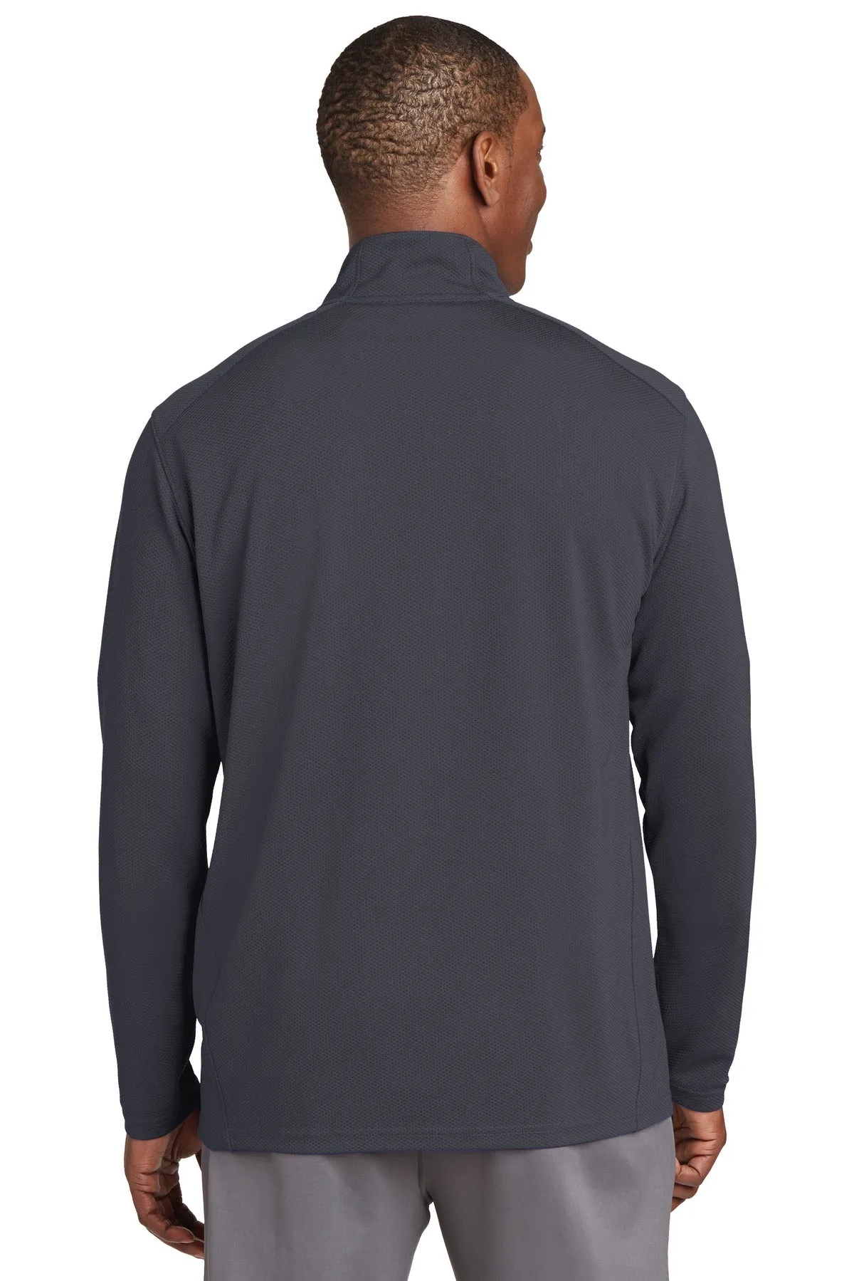 Sport-Tek® Sport-Wick® Textured 1/4-Zip Pullover