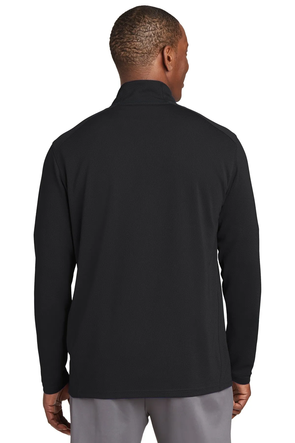 Sport-Tek® Sport-Wick® Textured 1/4-Zip Pullover