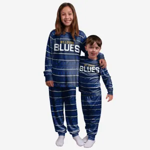 St Louis Blues Youth Family Holiday Pajamas