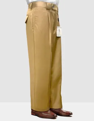 Statement Clothing | ﻿Solid Color Wide Leg Pants Camel