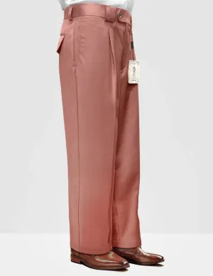 Statement Clothing | ﻿Solid Color Wide   Mauve Leg Pants