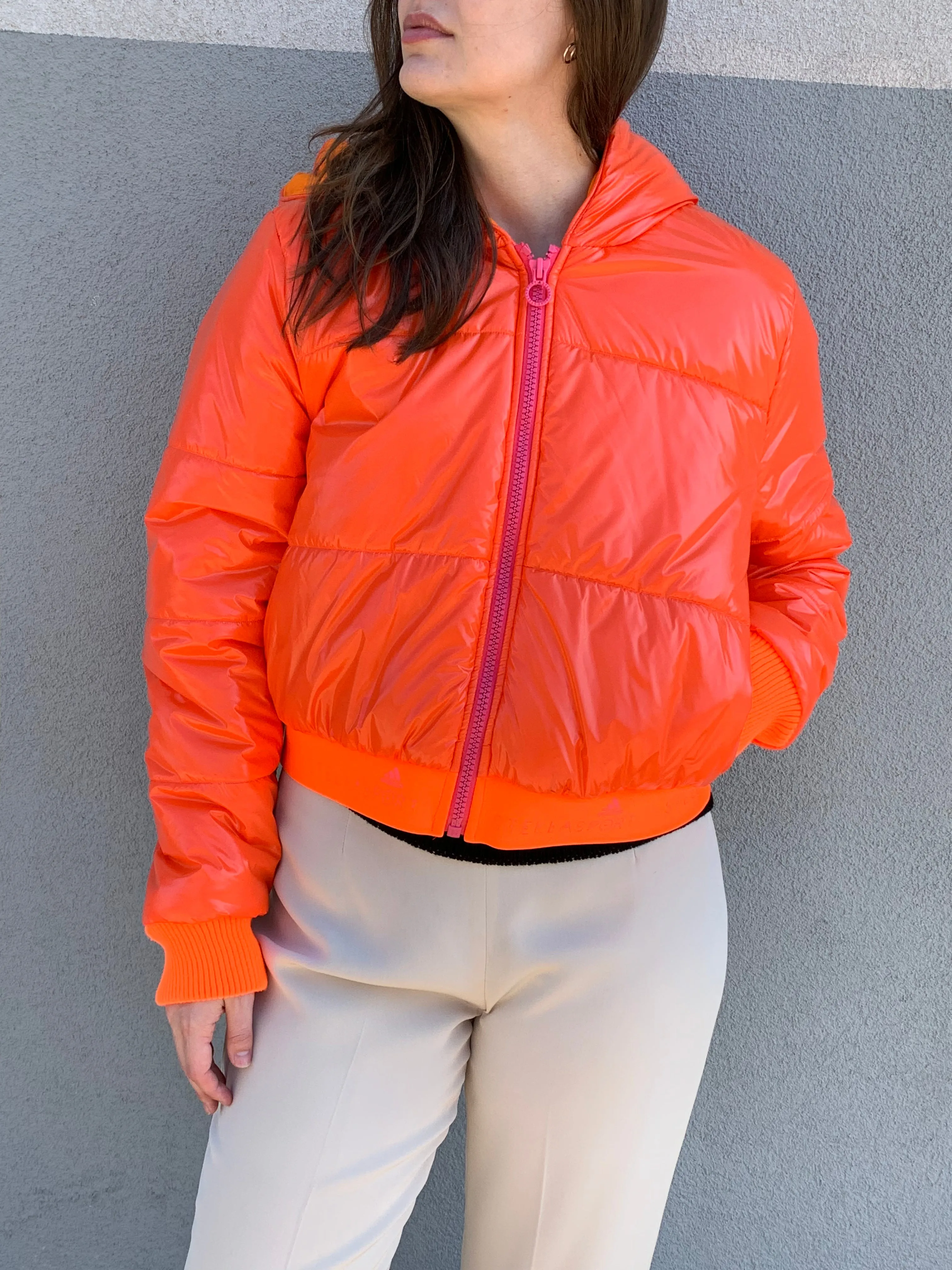 Stellasport orange puff coat