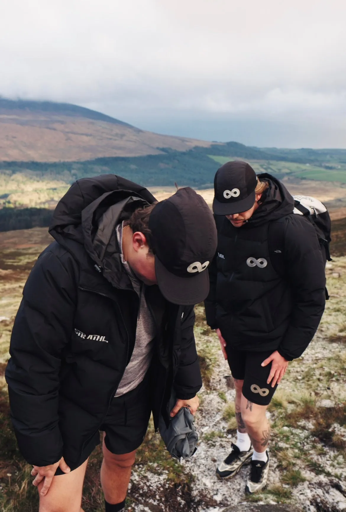 STR  'Infinity' Down Puffer Jacket (Black)