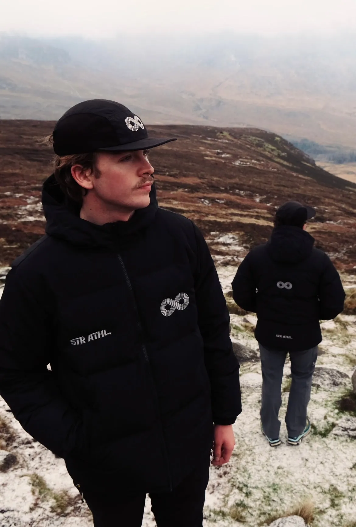 STR  'Infinity' Down Puffer Jacket (Black)