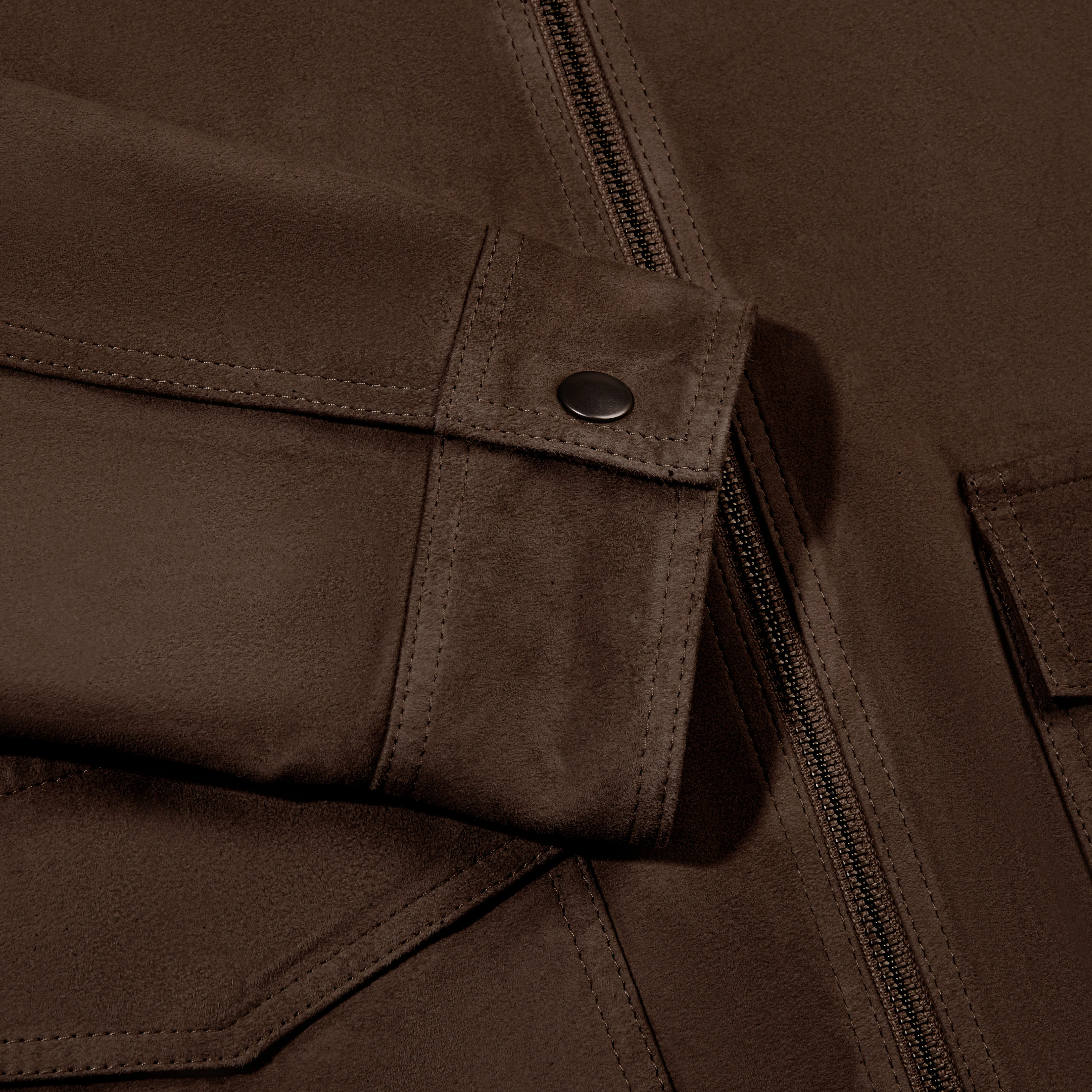 Suede Bomber Jacket