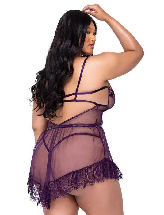 Sugar Plum Babydoll 2-Piece Set - LI655