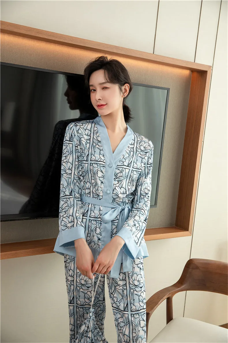 Summer Silk Pajamas for Women
