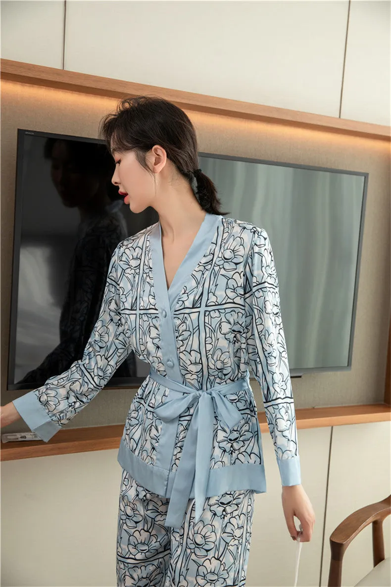 Summer Silk Pajamas for Women