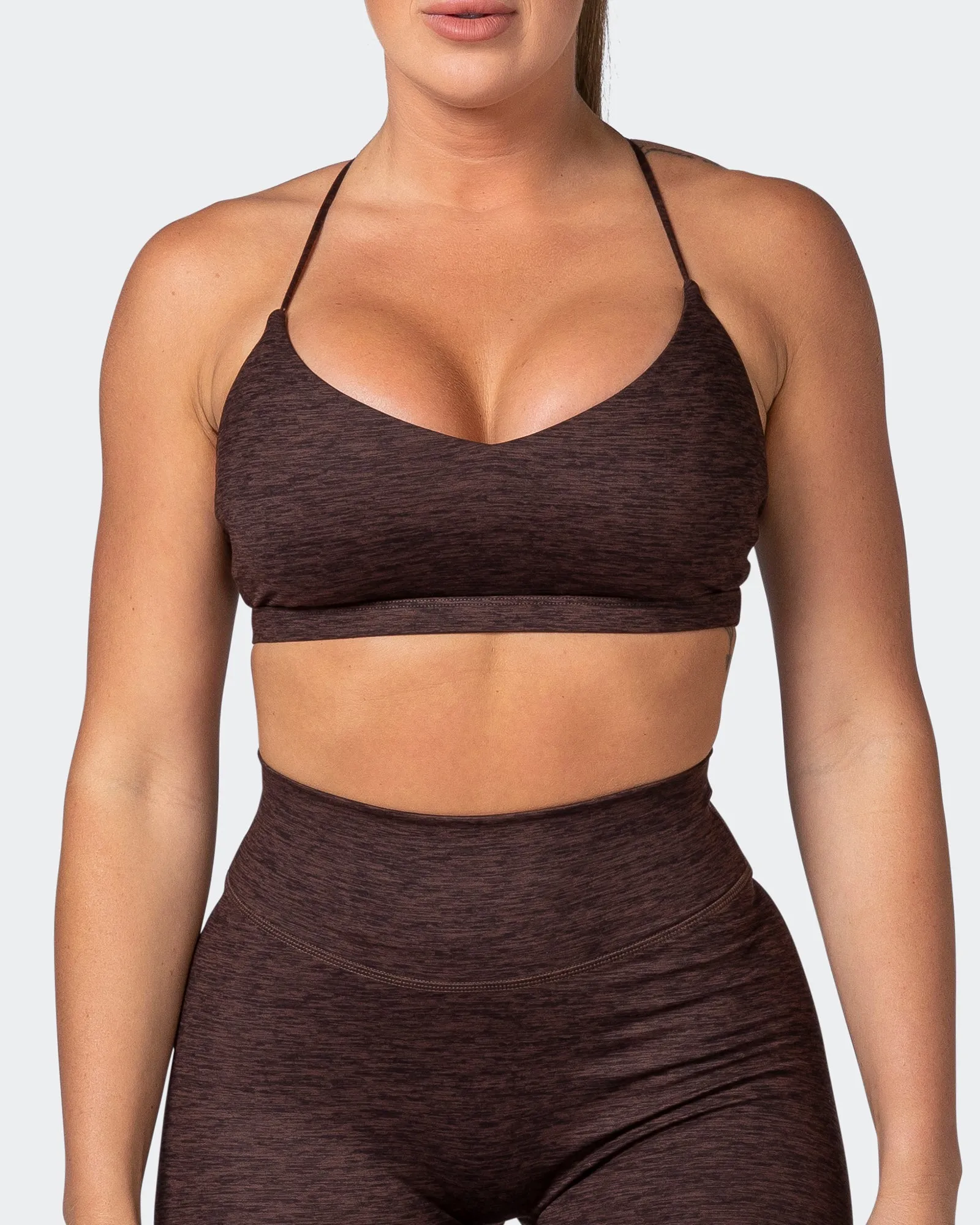 Sun Kissed Bralette - Coffee Marl