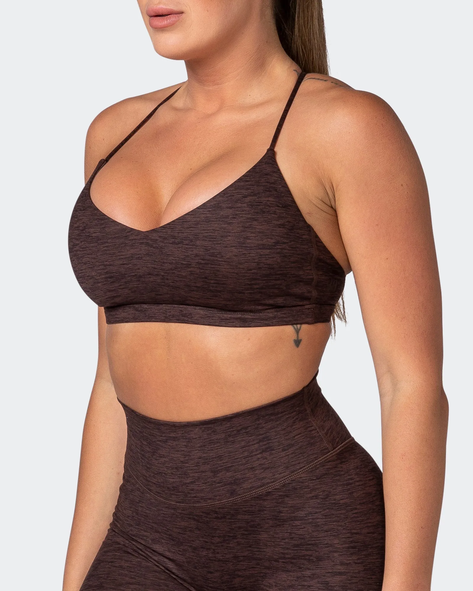 Sun Kissed Bralette - Coffee Marl