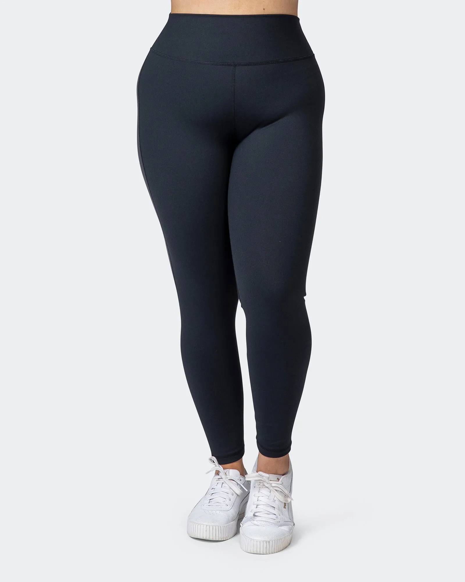 Sunlight Signature Scrunch Ankle Length Leggings - Black