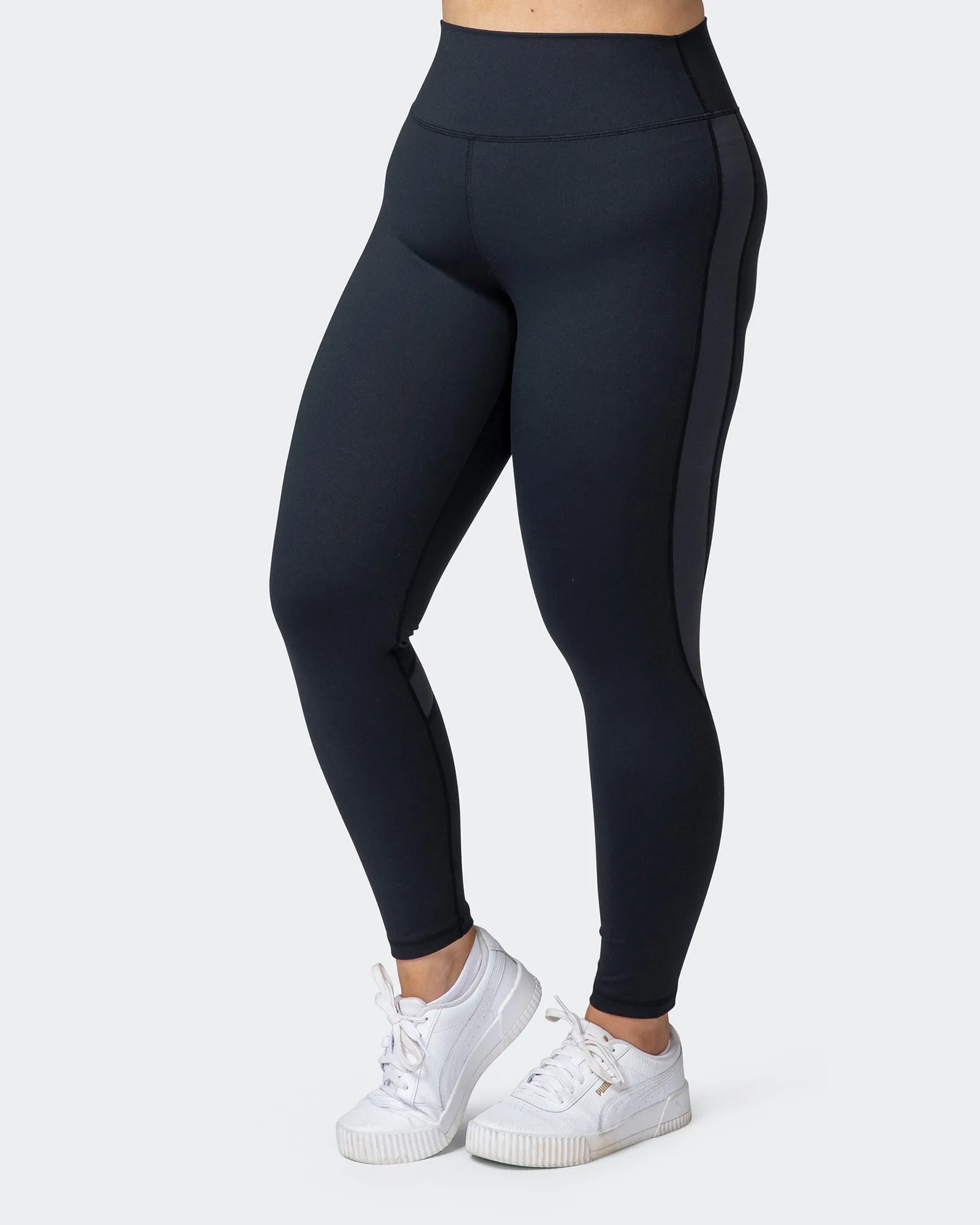 Sunlight Signature Scrunch Ankle Length Leggings - Black