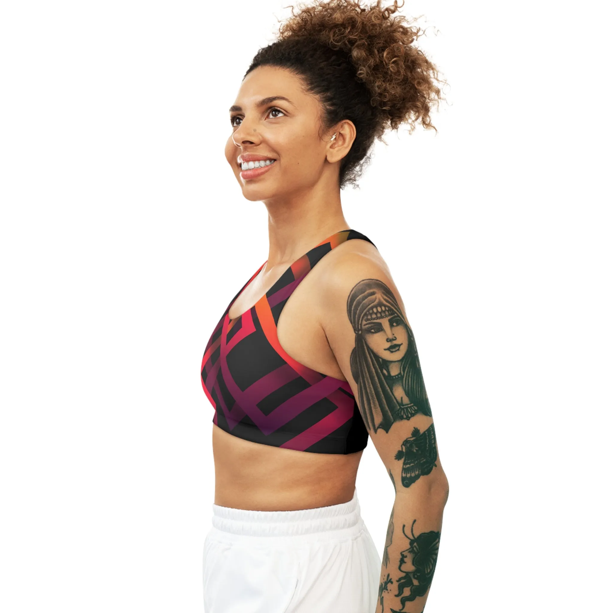 Sunset Serenade Seamless Sports Bra
