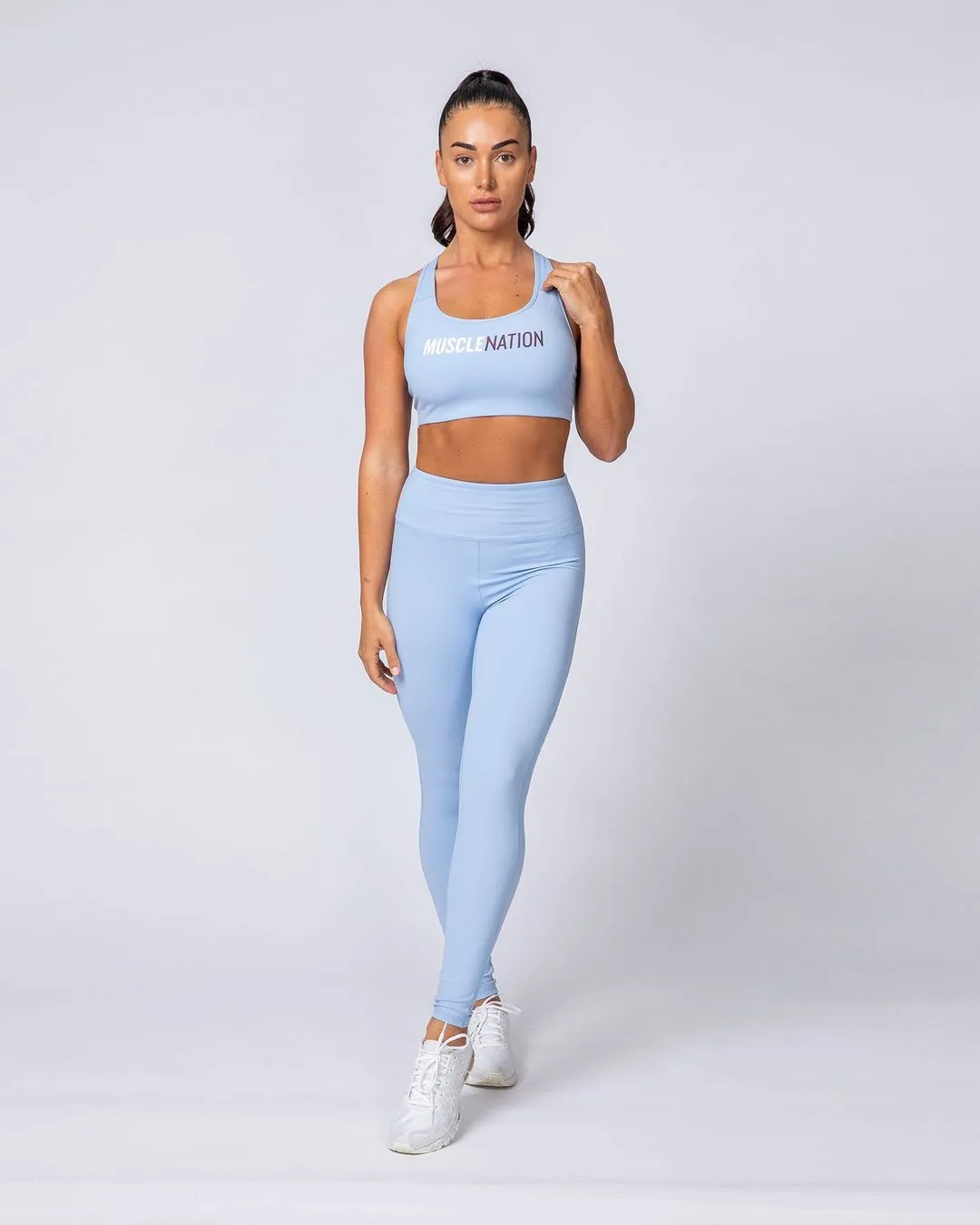 Superior Squat Full Length Leggings - Cashmere Blue