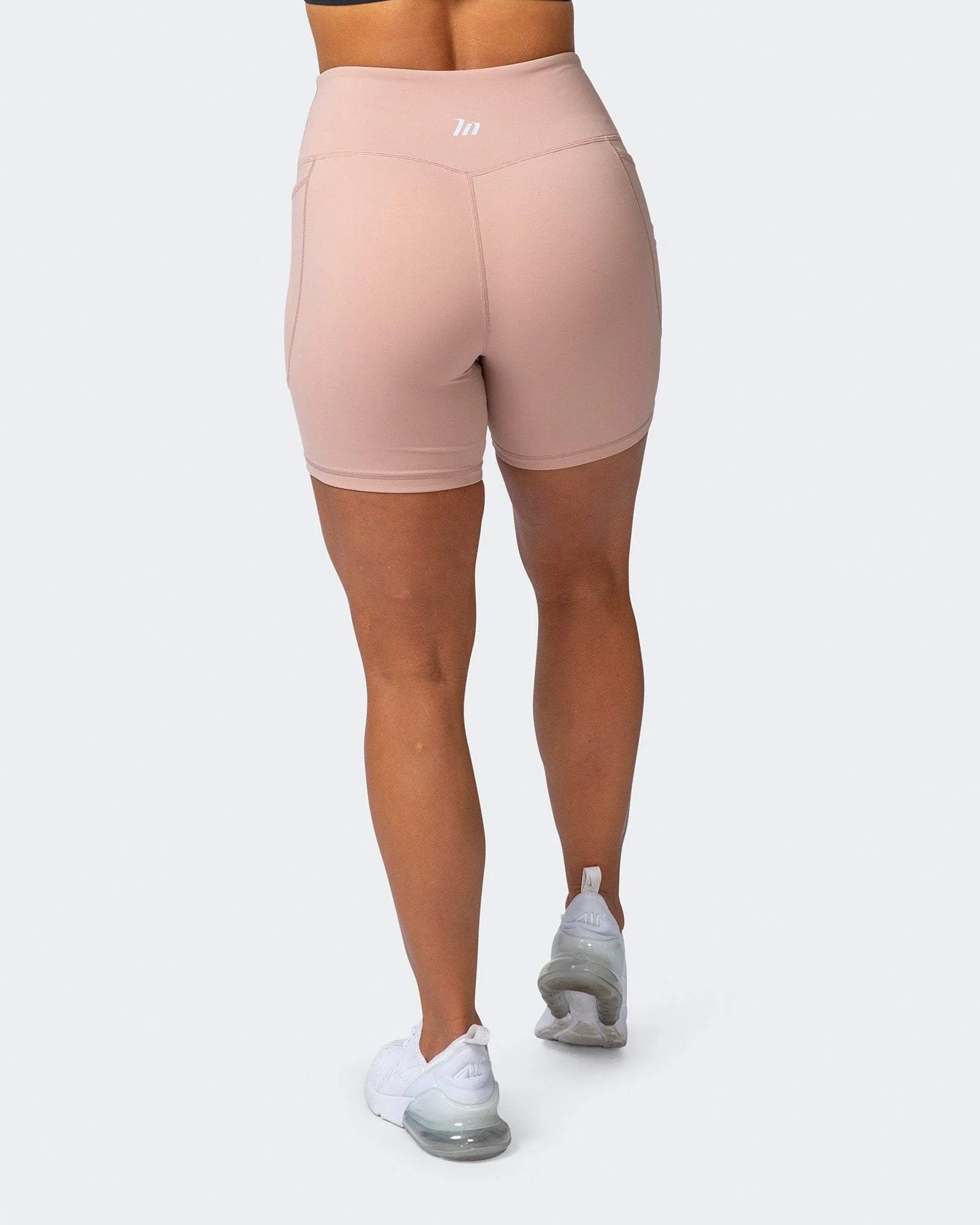 Superior Squat Pocket Bike Shorts - Mahogany Rose