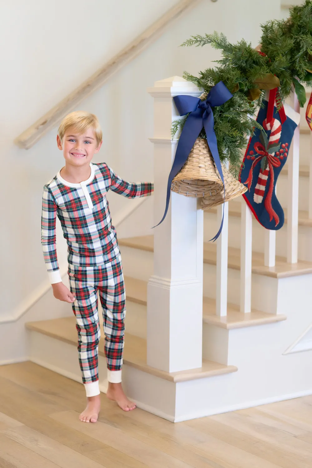 Sutton's Sweet Dream Set (Unisex) - Aiken Place Plaid with Palmetto Pearl