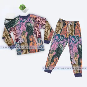 Taylor Swift Eras Tour TS Pajamas Set, Swiftie Merch, The Eras Tour TS Pajamas Set 3