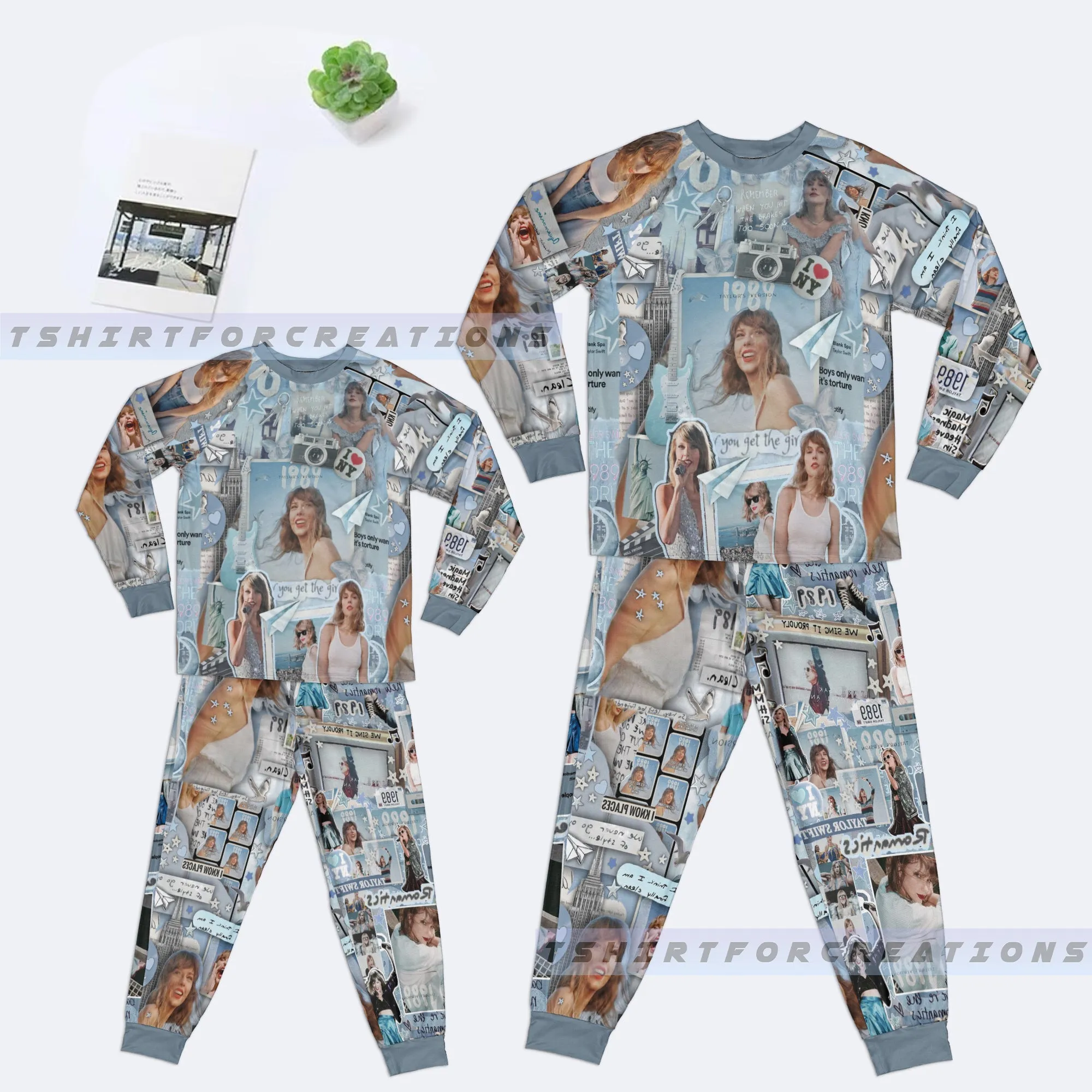 Taylor Swift Eras Tour TS Pajamas Set, Swiftie Merch, The Eras Tour TS Pajamas Set 4