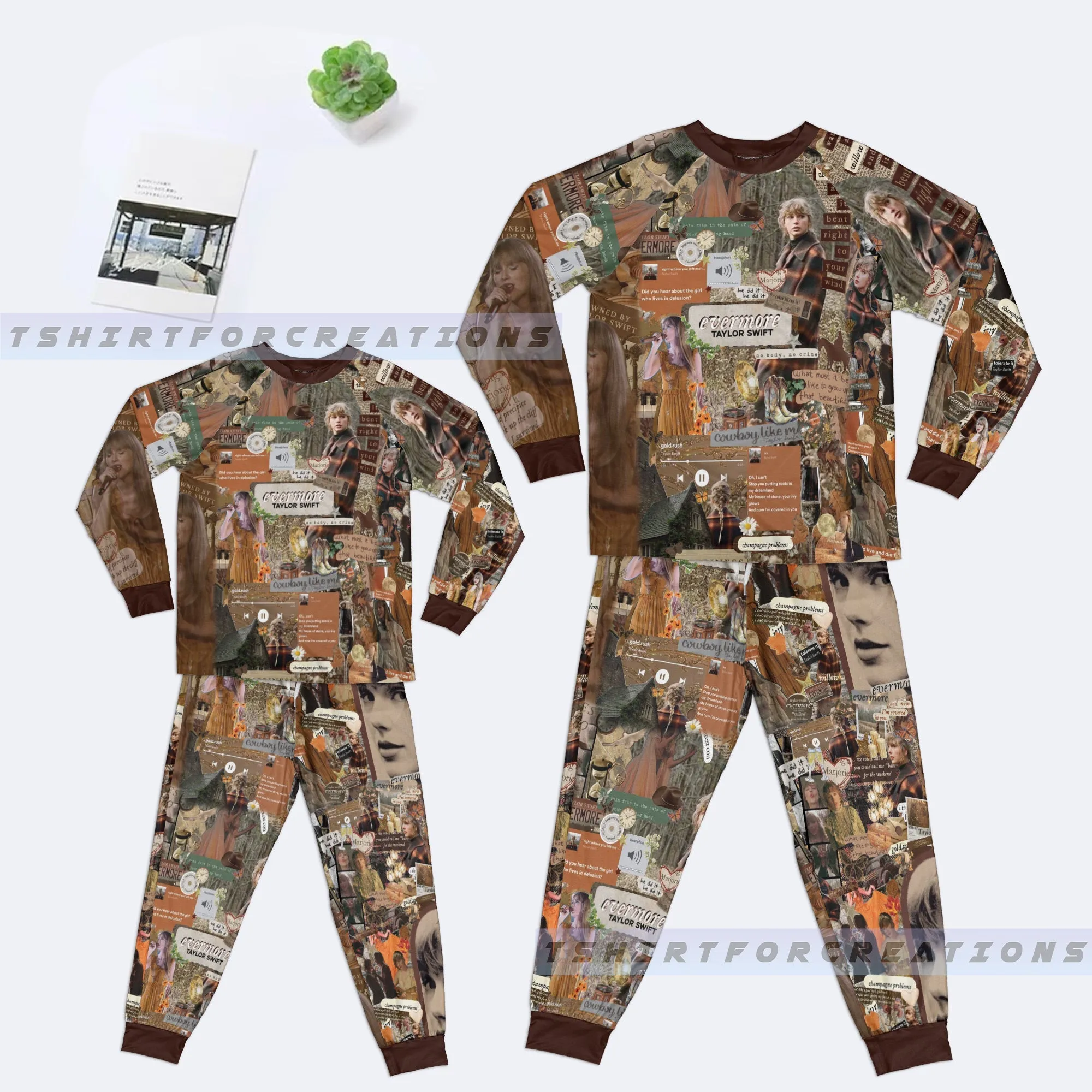 Taylor Swift Eras Tour TS Pajamas Set, Swiftie Merch, The Eras Tour TS Pajamas Set 7