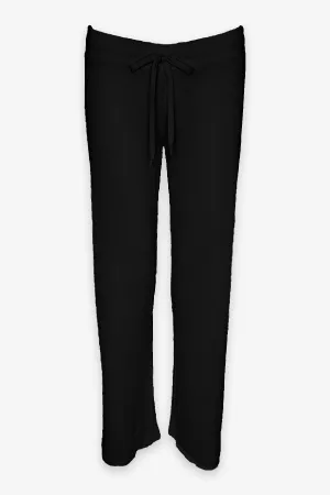 Textured Basics Pant in Black