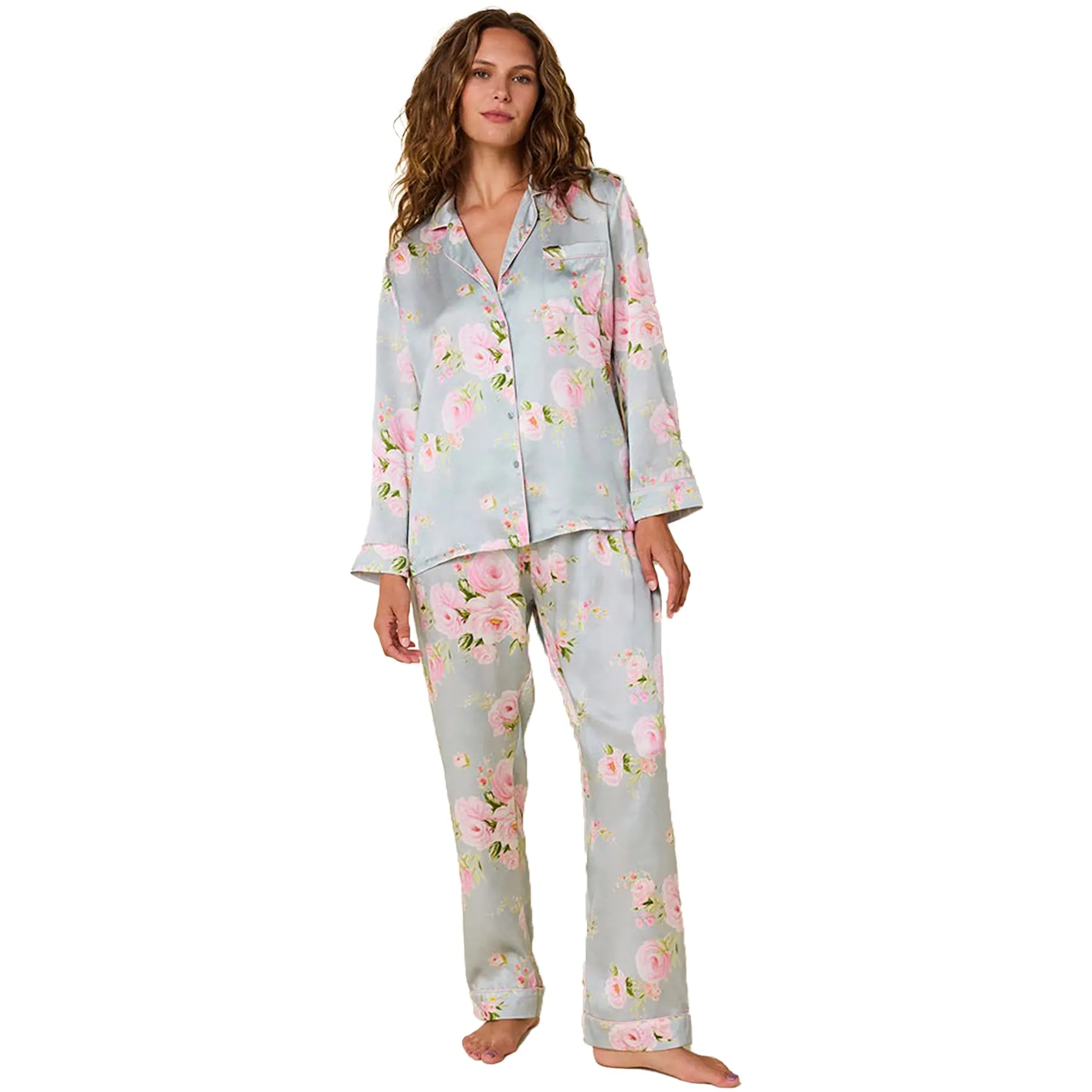 The Cat's Pajamas Silk Classic PJ Set