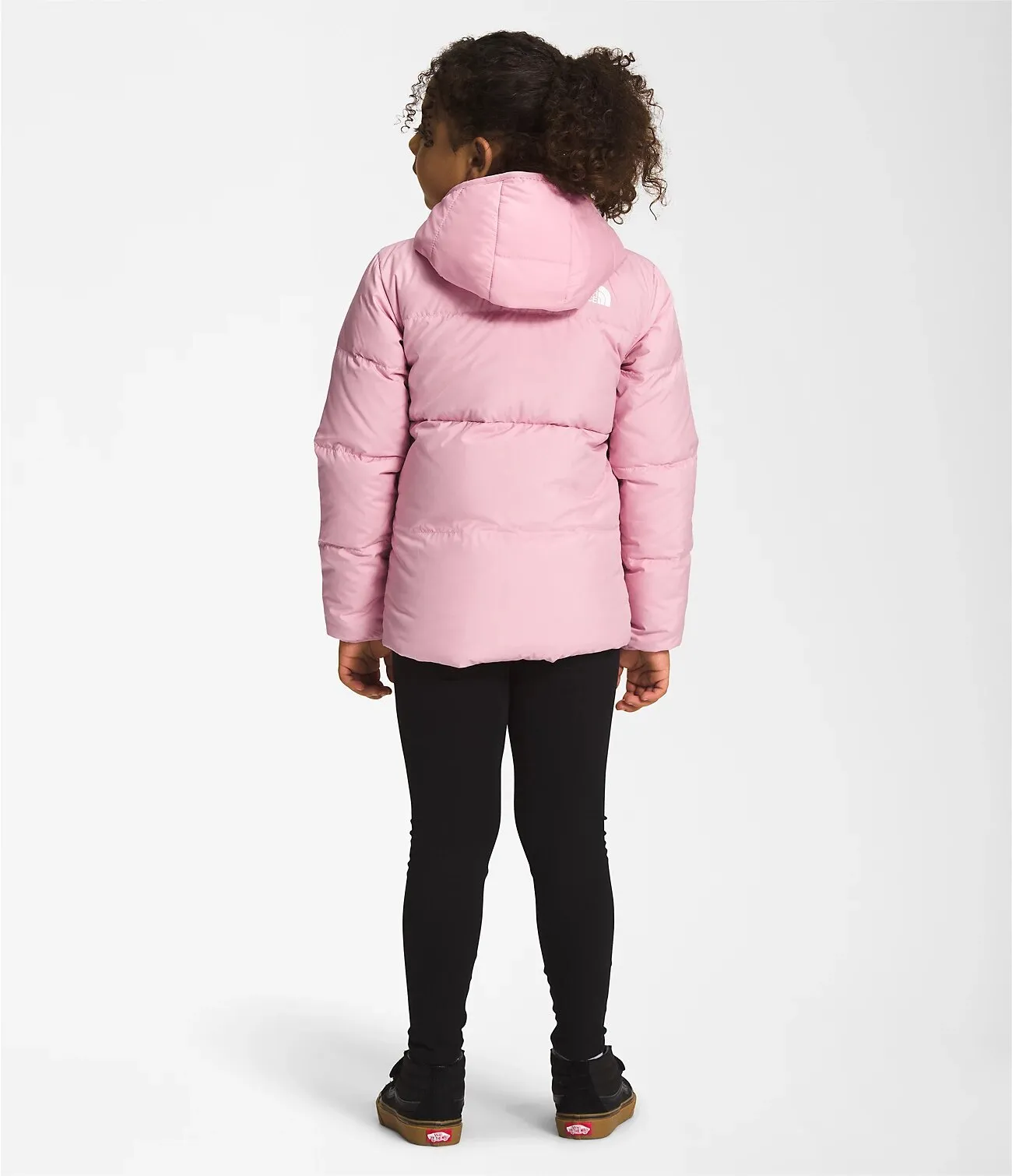 The North Face Kid's North Down Hooded Jacket Cameo Pink