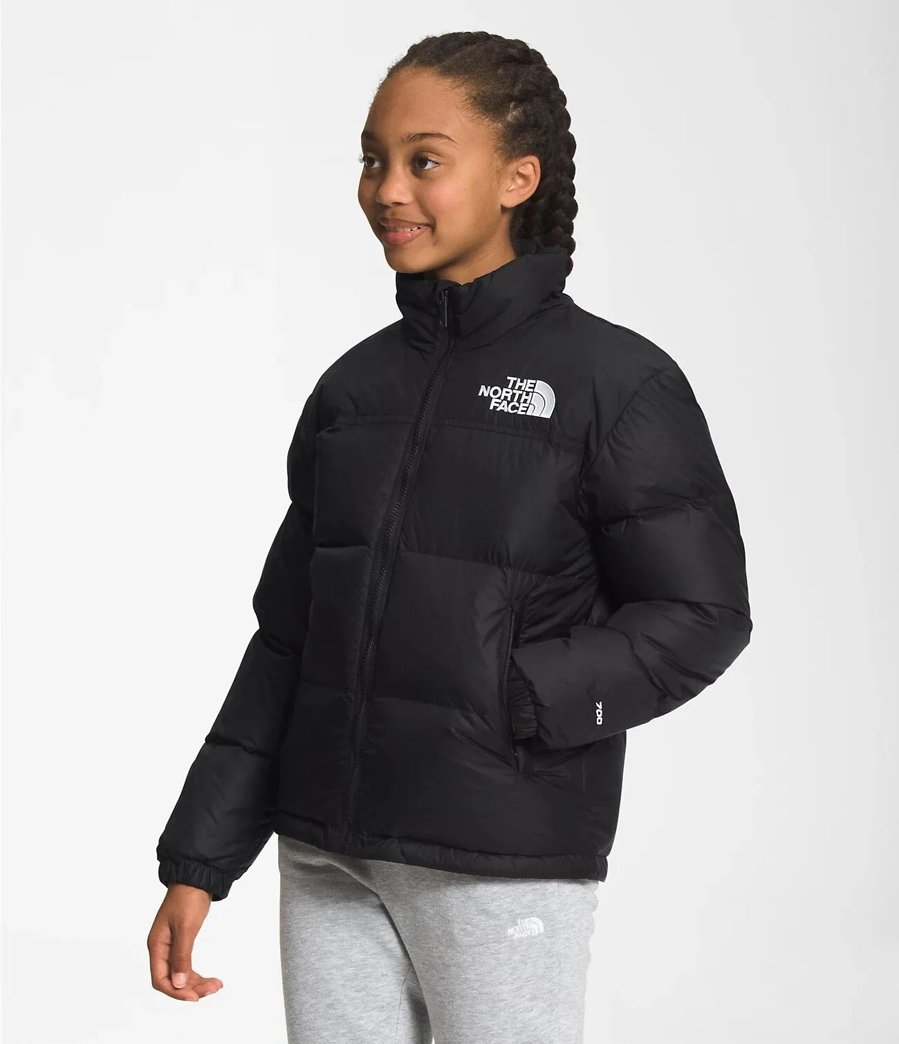 The North Face Teen's 1996 Retro Nuptse Jacket TNF Black