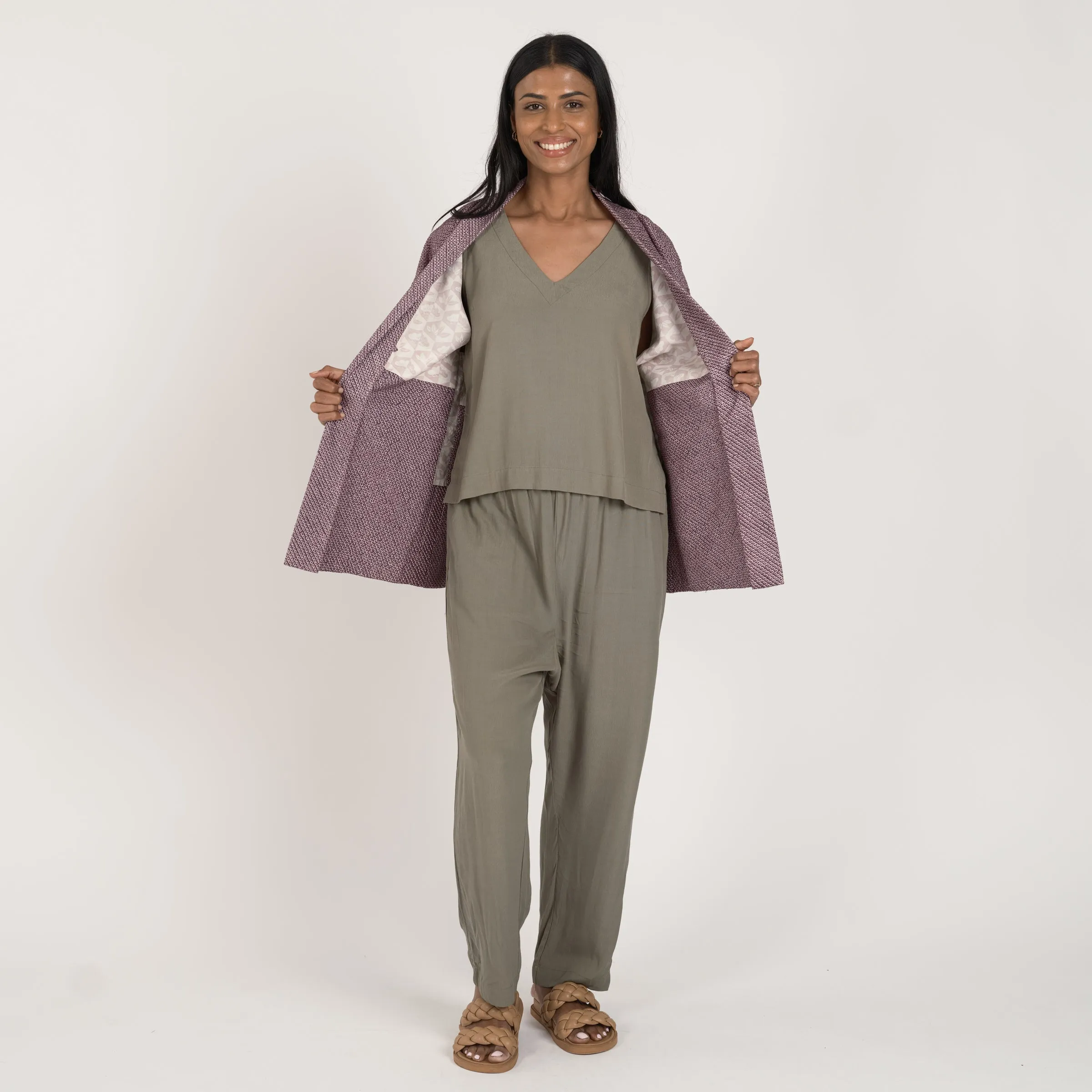 THE RELAXED PANT Sage Green