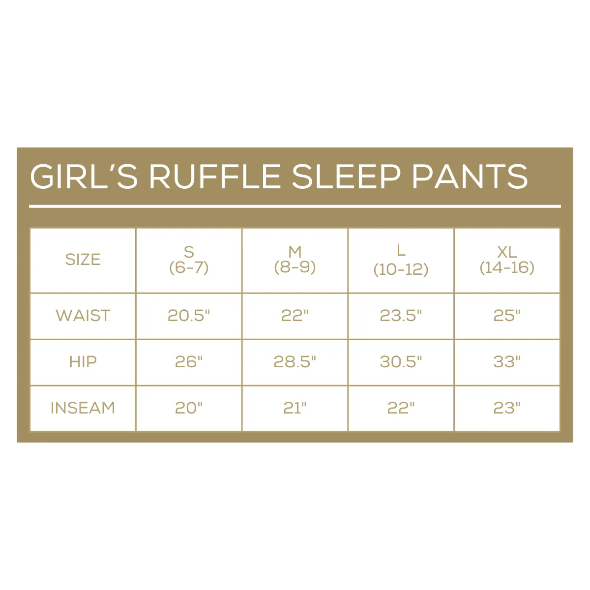 The Royal Standard Girl's Tickled Pink Ruffle Sleep Pant