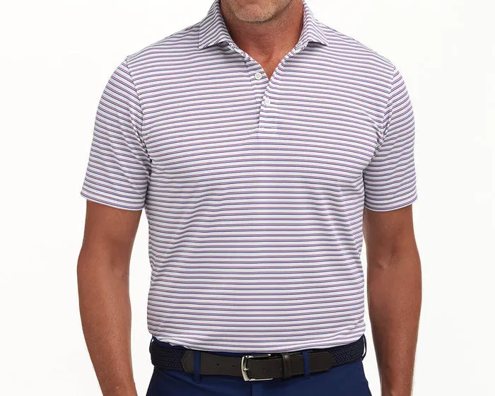 The Saxton Polo in Malibu/Cobalt