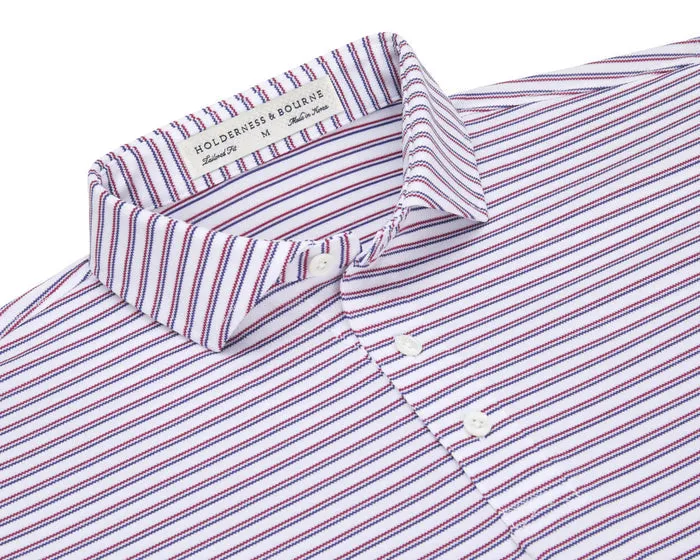 The Saxton Polo in Malibu/Cobalt